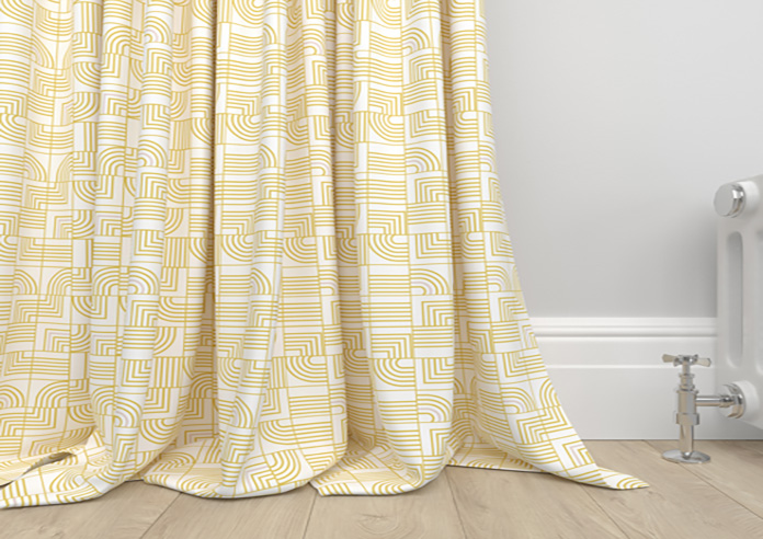 Maze, Yellow - Made to Measure Curtains - Image 6